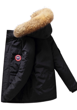 Куртка чоловіча зимова натуральна пуховик "Down Jacket" (до -30 С) 910 фото